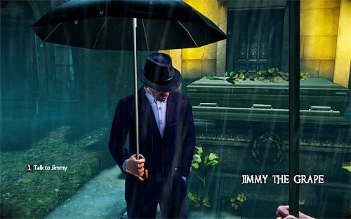 Ruszaj teraz w stronę krypty, przy której znajduje się trumna z ciałem cioci Sarah - Saying Goodbye (1) | Opis przejścia The Darkness II - The Darkness II - poradnik do gry