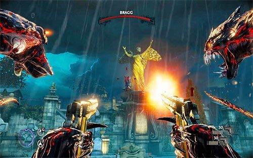 Przystąp do atakowania Bragga - Saying Goodbye (1) | Opis przejścia The Darkness II - The Darkness II - poradnik do gry