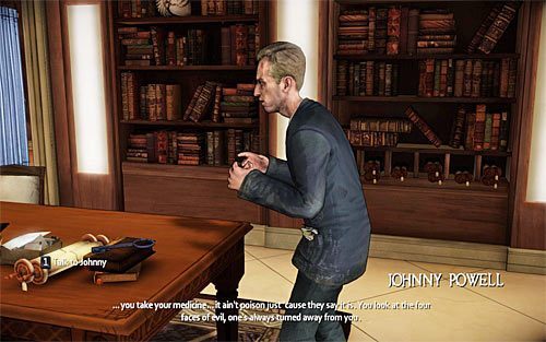 Zacznij od odbycia rozmowy ze stojącym w drzwiach Vinniem (klawisz 1) - On The Hunt | Opis przejścia The Darkness II - The Darkness II - poradnik do gry