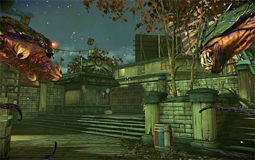 Kontynuuj eksplorację lewej części wesołego miasteczka - Fun and Games (1) | Opis przejścia The Darkness II - The Darkness II - poradnik do gry