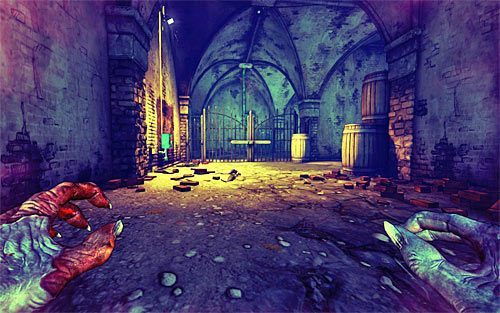 Upewnij się, że ostrożnie ominąłeś wspomnianych wcześniej dwóch wartowników - Rat in a Maze (1) | Opis przejścia The Darkness II - The Darkness II - poradnik do gry