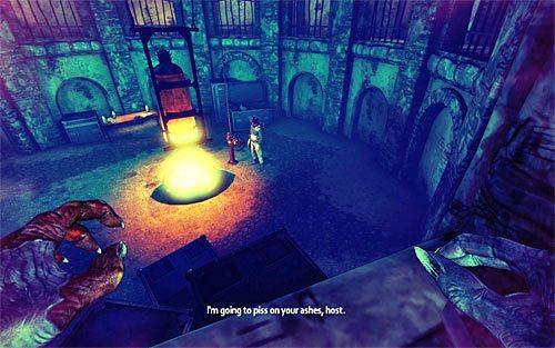 Przejdź kawałek do przodu i wskocz do niewielkiej dziury - Rat in a Maze (2) | Opis przejścia The Darkness II - The Darkness II - poradnik do gry