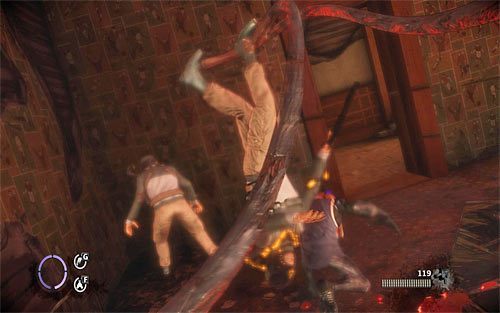 Możesz już ruszać w stronę miejsca, z którego w trakcie ostatniej bitwy przybiegali wrogowie - Homecoming (1) | Opis przejścia The Darkness II - The Darkness II - poradnik do gry