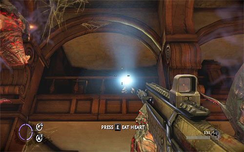 Równie istotne jest to żeby szybko i sprawnie zabić dwóch wrogów z reflektorami - Homecoming (1) | Opis przejścia The Darkness II - The Darkness II - poradnik do gry