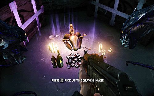 Relikt ukryto w niewielkim pomieszczeniu i zdobywa się go jeszcze przed dotarciem do pierwszego panelu kontrolnego - 07 - 13 | Relikty The Darkness II - The Darkness II - poradnik do gry