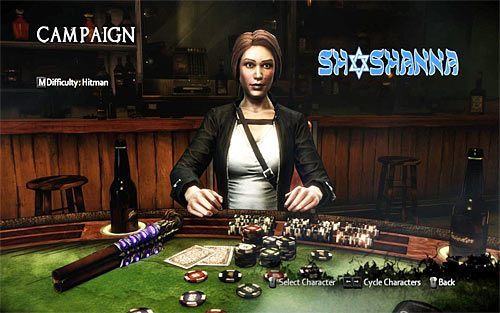 1 - Wybór postaci - Shoshanna | Vendettas | The Darkness II - The Darkness II - poradnik do gry