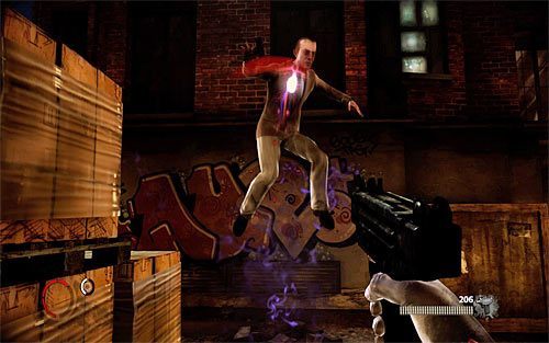 Jeśli natomiast chodzi o unikalną broń Dumonda, jest nią kij voodoo Midnight Stick - Wybór postaci - JP Dumond | Vendettas | The Darkness II - The Darkness II - poradnik do gry