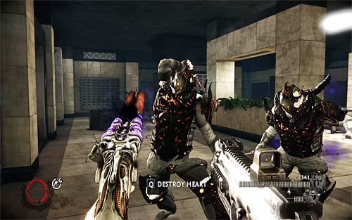 Do drugiej większej bitwy dochodzi już po odblokowaniu sobie dostępu do skarbca - Kampania Vendettas - wskazówki (2) | Vendettas | The Darkness II - The Darkness II - poradnik do gry