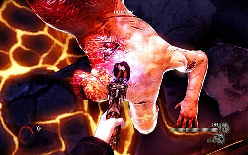 Pozostała jeszcze kwestia walki z finalnym bossem, czyli piekielną bestią (Hell Beast) - Kampania Vendettas - wskazówki (2) | Vendettas | The Darkness II - The Darkness II - poradnik do gry