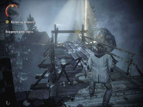 Po drobnym przerywniku ruszaj wciąż przed siebie - Alan Wake: Sen pisarza | Odcinek 1- Koszmar | Solucja - Alan Wake - poradnik do gry