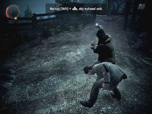 Następnie natkniesz się na wroga uzbrojonego w siekierę - Alan Wake: Sen pisarza | Odcinek 1- Koszmar | Solucja - Alan Wake - poradnik do gry