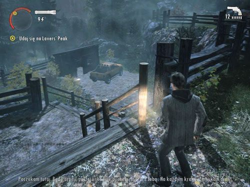 Gdy znajdziesz się już w swoim domku razem z Barrym, będziesz mieć przy sobie latarkę - Alan Wake: Park Narodowy Elderwood (1) | Odcinek 2- Opętany | Solucja - Alan Wake - poradnik do gry