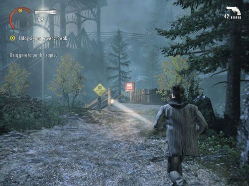 Ruszaj dalej po schodach - Alan Wake: Park Narodowy Elderwood (1) | Odcinek 2- Opętany | Solucja - Alan Wake - poradnik do gry