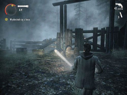 Dotrzesz do składu drewna i jednego przeciwnika - Alan Wake: Park Narodowy Elderwood (3) | Odcinek 2- Opętany | Solucja - Alan Wake - poradnik do gry