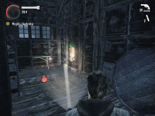 Zbierz całe wyposażenie, jakie tutaj znajdziesz i skorzystaj z dźwigni umieszczonej na jednej ze ścian - Alan Wake: Mirror Peak (1) | Odcinek 3- Okup | Solucja - Alan Wake - poradnik do gry