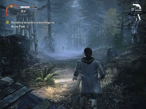Na zewnątrz znajdziesz granaty błyskowe - Alan Wake: Mirror Peak (2) | Odcinek 3- Okup | Solucja - Alan Wake - poradnik do gry