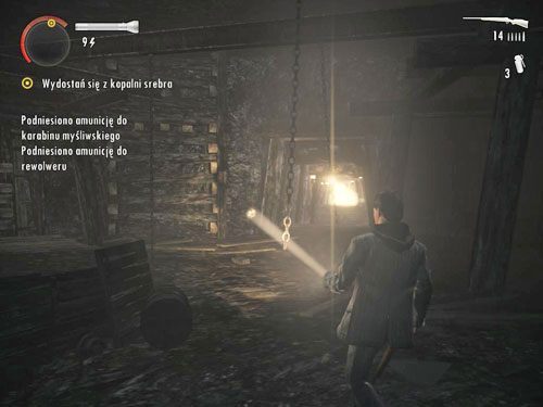 Dojdziesz do większego pomieszczenia, z którego widać wyjście z kopalni - Alan Wake: Mirror Peak (3) | Odcinek 3- Okup | Solucja - Alan Wake - poradnik do gry