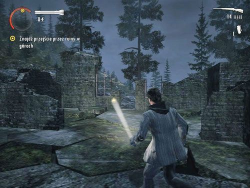 Wejdź do ruin przez piwnicę - Alan Wake: Mirror Peak (4) | Odcinek 3- Okup | Solucja - Alan Wake - poradnik do gry