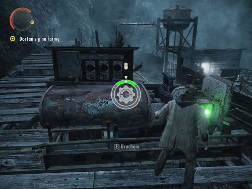 Następnie wejdź po pobliskich schodach na pomost - Alan Wake: Farma Andersonów (1) | Odcinek 4- Prawda | Solucja - Alan Wake - poradnik do gry