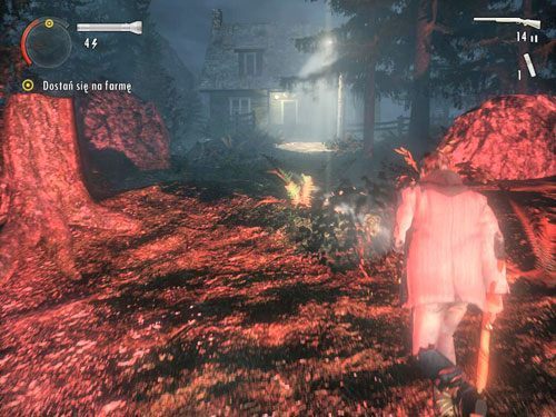 Ruszaj w kierunku farmy, cały czas uważając na sidła - Alan Wake: Farma Andersonów (1) | Odcinek 4- Prawda | Solucja - Alan Wake - poradnik do gry