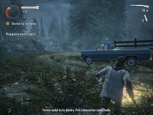 Zejdź na parter i wykończ znajdującego się tam przeciwnika - Alan Wake: Farma Andersonów (1) | Odcinek 4- Prawda | Solucja - Alan Wake - poradnik do gry