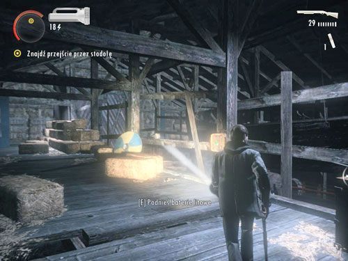 Na piętrze stodoły znajdziesz przełącznik - Alan Wake: Farma Andersonów (2) | Odcinek 4- Prawda | Solucja - Alan Wake - poradnik do gry
