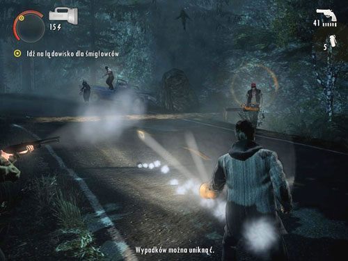 Ruszaj w kierunku lądowiska - Alan Wake: Nocne życie Bright Falls (2) | Odcinek 5- Pstrykacz | Solucja - Alan Wake - poradnik do gry