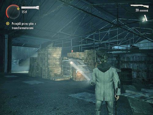 Wejdź na pobliskie drewno - Alan Wake: Elektrownia Bright Falls (1) | Odcinek 5- Pstrykacz | Solucja - Alan Wake - poradnik do gry