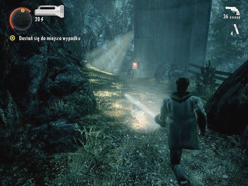 Na niebie zobaczysz ptaki, część z nich zaatakuje Cię - Alan Wake: Elektrownia Bright Falls (2) | Odcinek 5- Pstrykacz | Solucja - Alan Wake - poradnik do gry