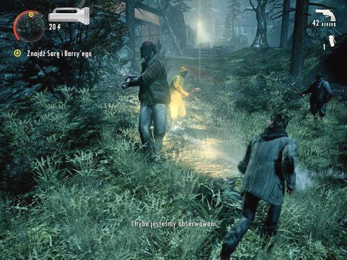 Nieco dalej odnajdziesz Barryego i Sarę - Alan Wake: Elektrownia Bright Falls (2) | Odcinek 5- Pstrykacz | Solucja - Alan Wake - poradnik do gry