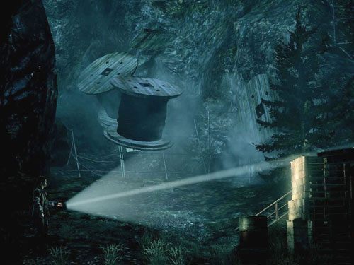 Pobliskie przedmioty oszaleją - Alan Wake: Elektrownia Bright Falls (2) | Odcinek 5- Pstrykacz | Solucja - Alan Wake - poradnik do gry