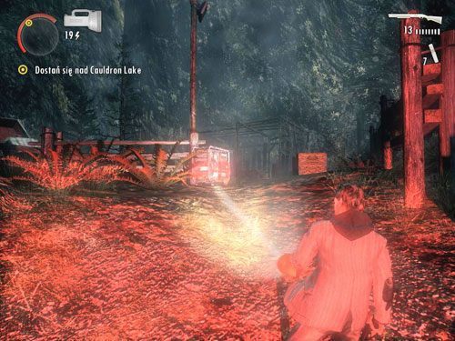 Po wykończeniu wrogów biegnij dalej - Alan Wake: W drodze nad Cauldron Lake (3) | Odcinek 6- Odjazd | Solucja - Alan Wake - poradnik do gry