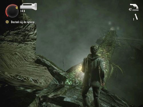 Uważaj na beczkę, która się pojawi wewnątrz wagonu - Alan Wake: Odcinek specjalny 2- Pisarz (2) | Odcinki specjalne | Solucja - Alan Wake - poradnik do gry