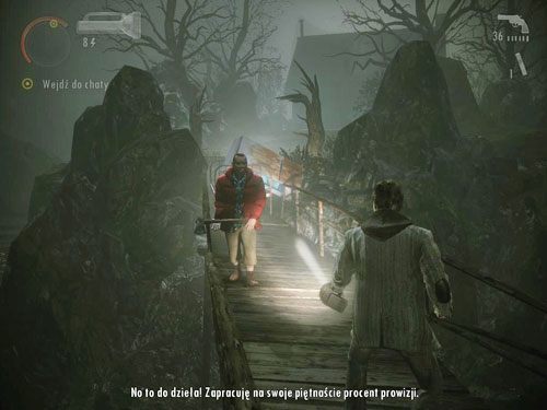 Po krótkim filmiku pojawisz się z powrotem przy domku nad jeziorem - Alan Wake: Odcinek specjalny 2- Pisarz (3) | Odcinki specjalne | Solucja - Alan Wake - poradnik do gry