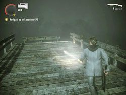 Po odsłuchaniu wspomnienia nad jeziorem, kiedy wejdziesz po drabinie odwróć się i przejdź na sam koniec mostu, gdzie znajdziesz budzik - Alan Wake: Budziki | Przedmioty kolekcjonerskie (DLC) - Alan Wake - poradnik do gry