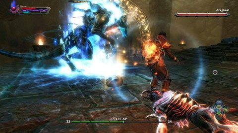 Po zabiciu dwóch pierwszych oddziałów, na scenę wkroczy wielki demon Azaghaal - The Great General | Opis przejścia w Kingdoms of Amalur Reckoning - Kingdoms of Amalur: Reckoning - poradnik do gry