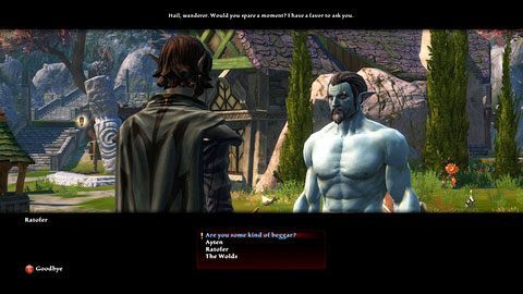 W wiosce Ayten M1(1) spotkasz mężczyznę o imieniu Ratofer, który poprosi cię o sprzedanie jego przedmiotów mieszkańcom osady - The Wolds (1) | Zadania poboczne w Kingdoms of Amalur Reckoning - Kingdoms of Amalur: Reckoning - poradnik do gry