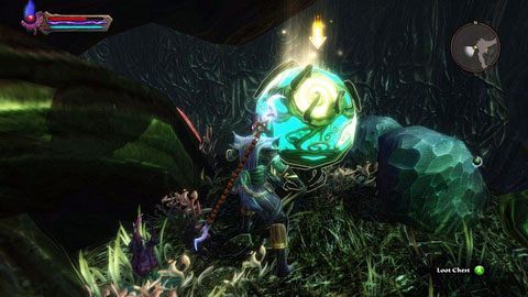 Trzeci przedmiot (Gem Lattice) chroni taka sama grupa stworów jak ostatnio, tylko tym razem znajdziesz ją w północnej części podziemi - The Wolds (3) | Zadania poboczne w Kingdoms of Amalur Reckoning - Kingdoms of Amalur: Reckoning - poradnik do gry