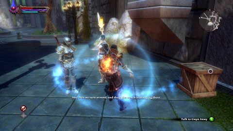 Po zakończeniu starcia opuść katakumby drugim wyjściem, a następnie spotkaj się z Gwyn on the Quayas M6(24) - Tala-Rane (2) | Zadania poboczne w Kingdoms of Amalur Reckoning - Kingdoms of Amalur: Reckoning - poradnik do gry