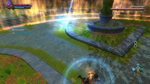 Podczas pojedynku czarodziejka będzie używała raczej standardowych zaklęć: tornad, lodowych kul czy ognistych pocisków - Tala-Rane (5) | Zadania poboczne w Kingdoms of Amalur Reckoning - Kingdoms of Amalur: Reckoning - poradnik do gry