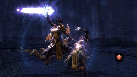 Żeby szybko zakończyć walkę, możesz wejść w tryb reckoning i atakować wyłącznie Ciarę - Tala-Rane (5) | Zadania poboczne w Kingdoms of Amalur Reckoning - Kingdoms of Amalur: Reckoning - poradnik do gry