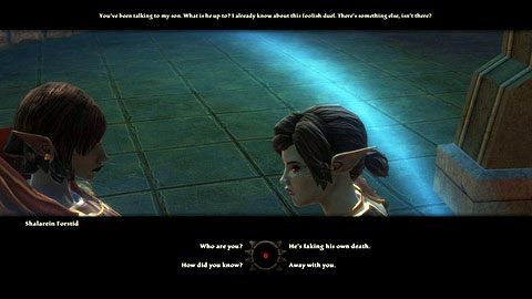 Gdy jednak opuścisz karczmę, zatrzyma cię matka twojego zleceniodawcy, wypytując o syna - Rathir (1) | Zadania poboczne w Kingdoms of Amalur Reckoning - Kingdoms of Amalur: Reckoning - poradnik do gry