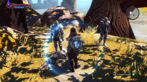 Bez względu na dokonany wybór, udaj się na pojedynek w północnej części miasta M6(15) i obejrzyj przedstawienie - Rathir (1) | Zadania poboczne w Kingdoms of Amalur Reckoning - Kingdoms of Amalur: Reckoning - poradnik do gry