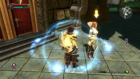 Gdy walka dobiegnie końca, wróć do stojącej przed swym domem Coriany Anwon i odbierz nagrodę - Rathir (2) | Zadania poboczne w Kingdoms of Amalur Reckoning - Kingdoms of Amalur: Reckoning - poradnik do gry