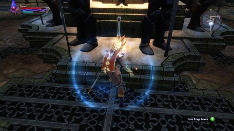 Porozmawiaj z kobietą, a następnie wróć na górę i pociągnij za dźwignię, aby wyłączyć pułapki - Forsaken Plain I (1) | Zadania poboczne w Kingdoms of Amalur Reckoning - Kingdoms of Amalur: Reckoning - poradnik do gry