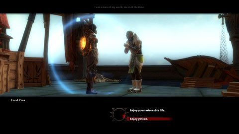 Podczas rozmowy możesz zdecydować, czy puścić go wolną za opłatą, czy zgłosić przestępstwo straży - Forsaken Plain I (2) | Zadania poboczne w Kingdoms of Amalur Reckoning - Kingdoms of Amalur: Reckoning - poradnik do gry