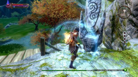 Kamień znajdziesz na północ od podziemi Syl - Cradle of Summer | Kamienie Lorestone w Kingdoms of Amalur Reckoning - Kingdoms of Amalur: Reckoning - poradnik do gry