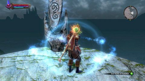 Kamień stoi na skalnym urwisku we wschodniej części Kandrian II - Summer | Kamienie Lorestone w Kingdoms of Amalur Reckoning | Kraina Plains of Erathell - Kingdoms of Amalur: Reckoning - poradnik do gry