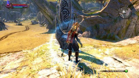 Kamień ukryto na niskim wzniesieniu na północ od głównej drogi - Summer | Kamienie Lorestone w Kingdoms of Amalur Reckoning | Kraina Plains of Erathell - Kingdoms of Amalur: Reckoning - poradnik do gry
