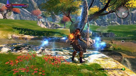 Głaz znajdziesz nad rzeką w północnej części lokacji - Summer | Kamienie Lorestone w Kingdoms of Amalur Reckoning | Kraina Plains of Erathell - Kingdoms of Amalur: Reckoning - poradnik do gry